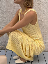 Openwork Sleeveless Maxi Dress OutfitFlow